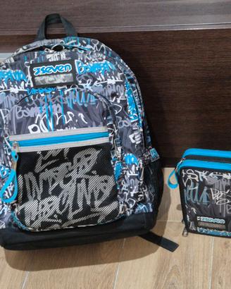 Zaino SEVEN scuola con Astuccio