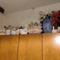 100 soprammobili porcellana vetro silver decorati