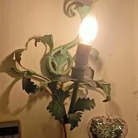 luce da parete in ferro smaltato 