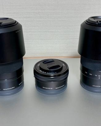 Obiettivi sony E-mount