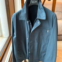 Giacca leggera spolverino Tg. 54 blu double-face