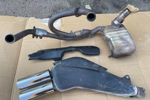 Scarico originale completo Honda xl 650 v Transalp