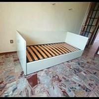 lettino con doppio letto estraibile 