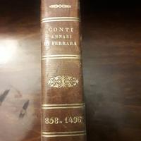 Libro antico "La fiera di Ferrara" (1845)