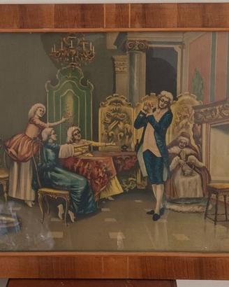 Quadro grande raffigurante casa padrino