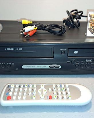 VIDEOREGISTRATORE VHS DVD FUNAI D8A-M1000DB COMBO