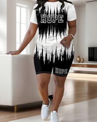 Completo donna 2 pezzi – T-shirt + pantaloncini