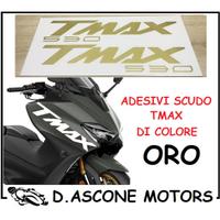 COPPIA ADESIVI SCUDO TMAX 530 2012 2016 ORO