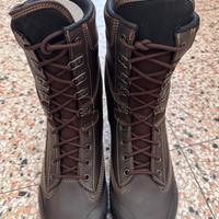 Anfibi marroni testa di moro