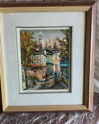 Olio su tela Georges Berger h 41,larghezza 39 cm