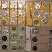 Divisionali Rep.Italiana con 5 monete in argento