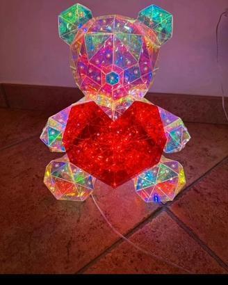 Lampada Led a forma di orso