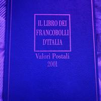  libro dei francobolli d’Italia 2001