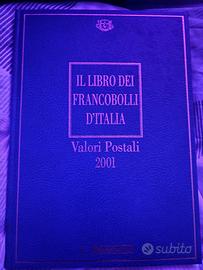  libro dei francobolli d’Italia 2001