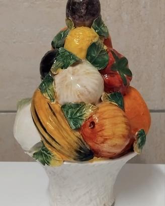 VECCHIO VASO CERAMICA/PORCELLANA VINTAGE 
