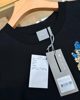 Maglia Christian Dior stemma araldico ricamato