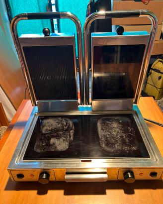 Piastra panini doppia in vetro ceramica XANTHI R1