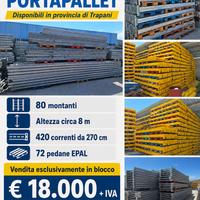 Scaffalature Portapallet, usate