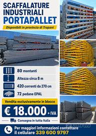 Scaffalature Portapallet, usate