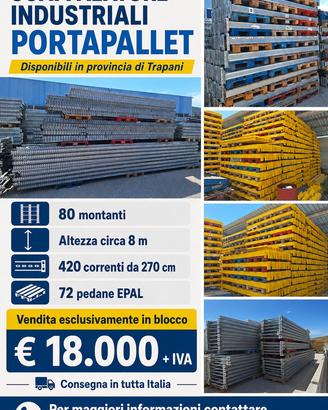 Scaffalature Portapallet, usate