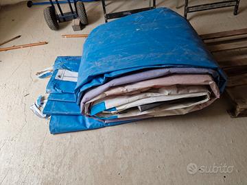 Telo telone per serra in pvc metri 17,40x15,40