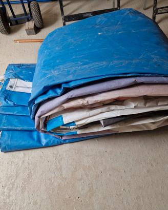 Telo telone per serra in pvc metri 17,40x15,40