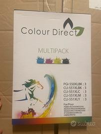 Set 15 cartucce 550XL/551XL compatibili Canon