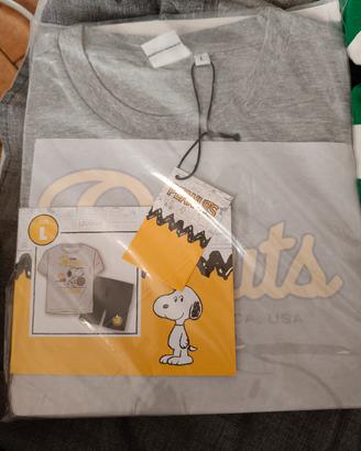 Set maglia manica corta e short "Peanuts" tennis t