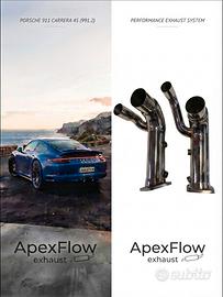 Downpipe Porsche 911 991.2 3.0 ApexFlow 