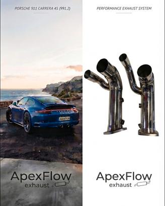 Downpipe Porsche 911 991.2 3.0 ApexFlow 