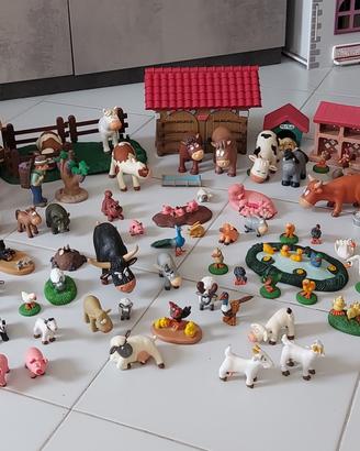 Mega Set Fattoria con casette animali e personaggi