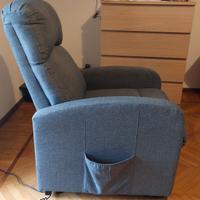 Poltrona elettrificata per anziani