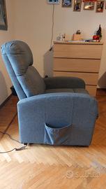 Poltrona elettrificata per anziani