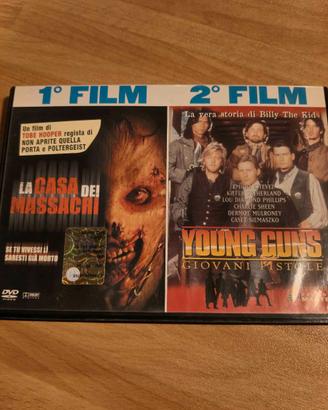 Film DVD - La casa dei massacri + Young Guns