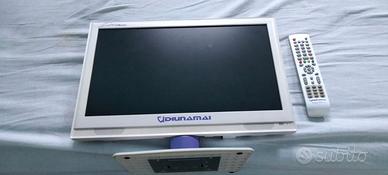 TV schermo monitor LCD 19 pollici Diunamai bianco