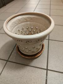 Porta vaso in ceramica 