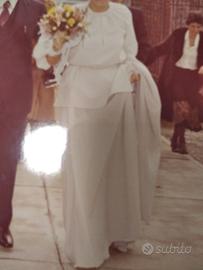 abito da sposa in Cady colore ghiaccio