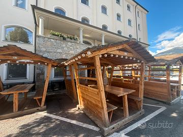 Chalet legno n 5  usati 1 stagione