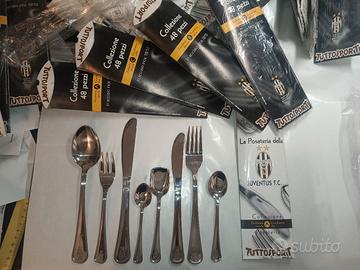 Set completo 48 posate Juventus acciaio inox 