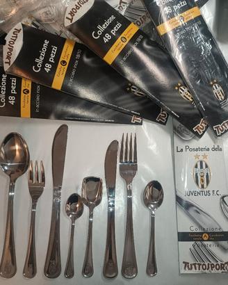 Set completo 48 posate Juventus acciaio inox 