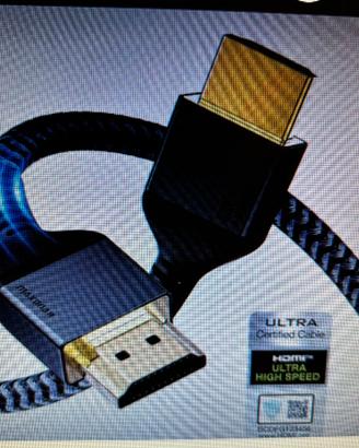 Cavo HDMI 2.1 8K 2M, Maxonar (Certificato) Ultra H