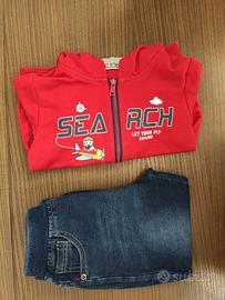 OVS Fagottino jeans felpa 30 mesi autunno