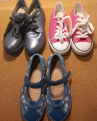 Lotto di scarpe per bambina misura 32