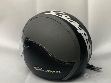 casco rivestito ecopelle VISIERA GTS 300 vespa px 