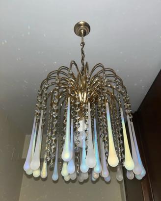Lampadario in vetro di murano
