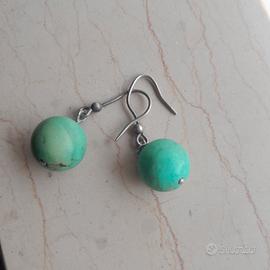 Orecchini turchese  e argento