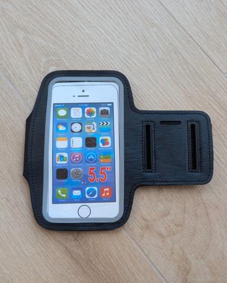 Fascia da braccio porta smartphone sportiva nuova