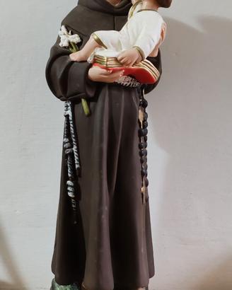 Statuetta in gesso di Sant'Antonio da Padova.