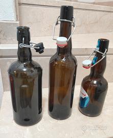 bottiglie vuote birra varie misure
