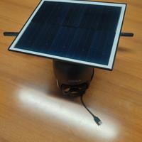 telecamera con pannello solare